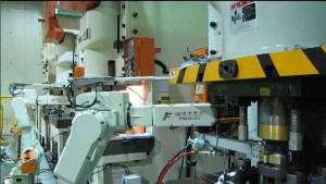 robots in china metalworking factory